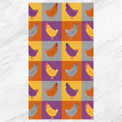 Chickens Pixel Pattern - Version 1a Canvas 40  X 72 