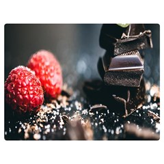 Chocolate Dark Premium Plush Fleece Blanket (extra Small)