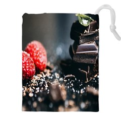 Chocolate Dark Drawstring Pouch (4xl)
