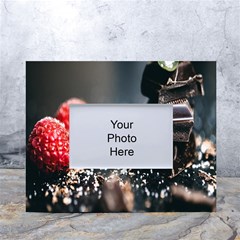 Chocolate Dark White Tabletop Photo Frame 4 x6 