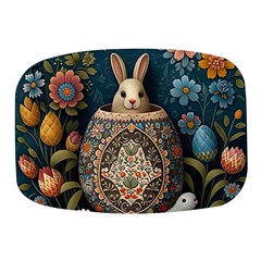 Easter Bunny Rabbit Flowers Easter Happy Easter Mini Square Pill Box
