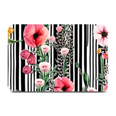 Tropical Paradise - Watercolor Botanical Flowers Plate Mats by GardenOfOphir