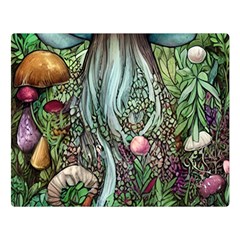 Craft Mushroom Premium Plush Fleece Blanket (large) by GardenOfOphir