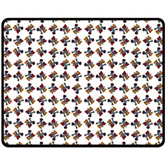 Mixed Abstract Colors Pattern Two Sides Fleece Blanket (medium) by dflcprintsclothing