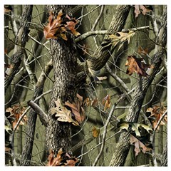 Realtree Camo Seamless Pattern Wooden Puzzle Square