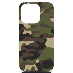 Texture Military Camouflage Repeats Seamless Army Green Hunting Iphone 14 Pro Black Uv Print Case