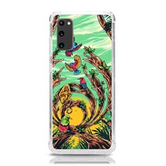 Monkey Tiger Bird Parrot Forest Jungle Style Samsung Galaxy S20 6 2 Inch Tpu Uv Case by Grandong