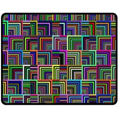 Wallpaper-background-colorful Two Sides Fleece Blanket (medium) by Bedest