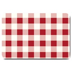 Gingham - 4096x4096px - 300dpi14 Large Doormat by EvgeniaEsenina