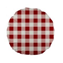 Gingham - 4096x4096px - 300dpi14 Standard 15  Premium Flano Round Cushions