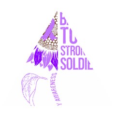 Epilepsy Awareness T- Shirt Epilepsy Awareness Sunflower God Give The Hardest Battles T- Shirt Wooden Puzzle Triangle