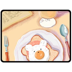 ??????? Two Sides Fleece Blanket (large) by SychEva