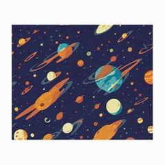 Space Galaxy Planet Universe Stars Night Fantasy Small Glasses Cloth by Grandong