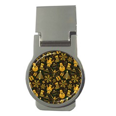 Christmas Background Money Clips (round)  by Pakjumat