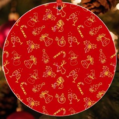 Holy Night - Christmas Symbols  Uv Print Acrylic Ornament Round