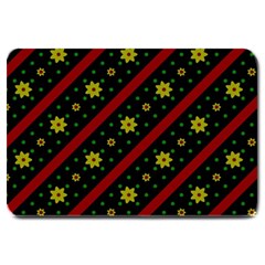 Background Pattern Texture Design Large Doormat by Jatiart
