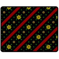 Background Pattern Texture Design Two Sides Fleece Blanket (medium) by Jatiart