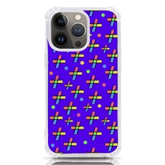 Abstract Background Cross Hashtag Iphone 13 Pro Tpu Uv Print Case
