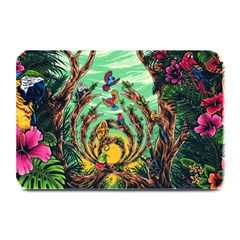 Monkey Tiger Bird Parrot Forest Jungle Style Plate Mats by Grandong
