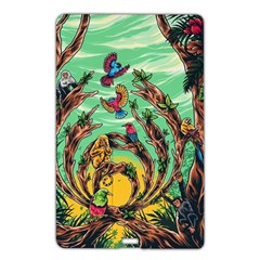 Monkey Tiger Bird Parrot Forest Jungle Style Name Card Style Usb Flash Drive by Grandong