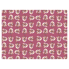 Whimsy Chickens Pattern Premium Plush Fleece Blanket (extra Small) by dflcprintsclothing