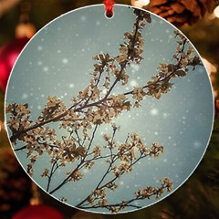 Dreamy Nature Motif Uv Print Acrylic Ornament Round
