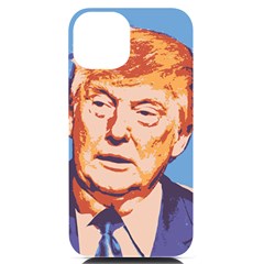 Orange Donald Trump Iphone 14 Black Uv Print Pc Hardshell Case