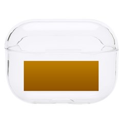 Amber Orange To Chocolate Brown Linear Gradient Hard Pc Airpods Pro Case