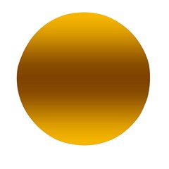 Amber Orange To Chocolate Brown Bilinear Gradient Mini Round Pill Box
