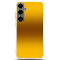 Amber Orange To Chocolate Brown Bilinear Gradient Samsung Galaxy S24 Ultra 6 9 Inch Tpu Uv Case
