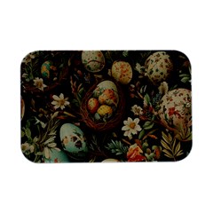 Charming Seamless Pattern Vintage Easter Floral Motif Open Lid Metal Box (silver)  