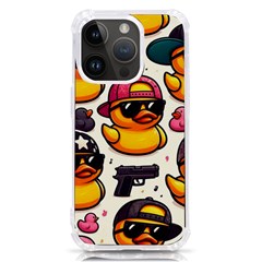 Gangster Rubber Ducky Iphone 14 Pro Tpu Uv Print Case by thatfashion