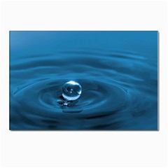 Water Drop Postcards 5  X 7  (pkg Of 10)
