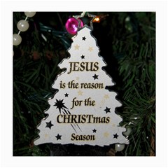 Jesus Is The Reason Single-sided Large Glasses Cleaning Cloth by tammystotesandtreasures