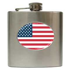 Flag Hip Flask by tammystotesandtreasures